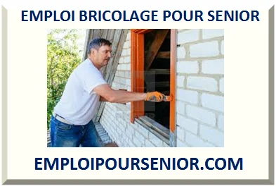 EMPLOI BRICOLAGE POUR SENIOR RETRAITÉ 2026
